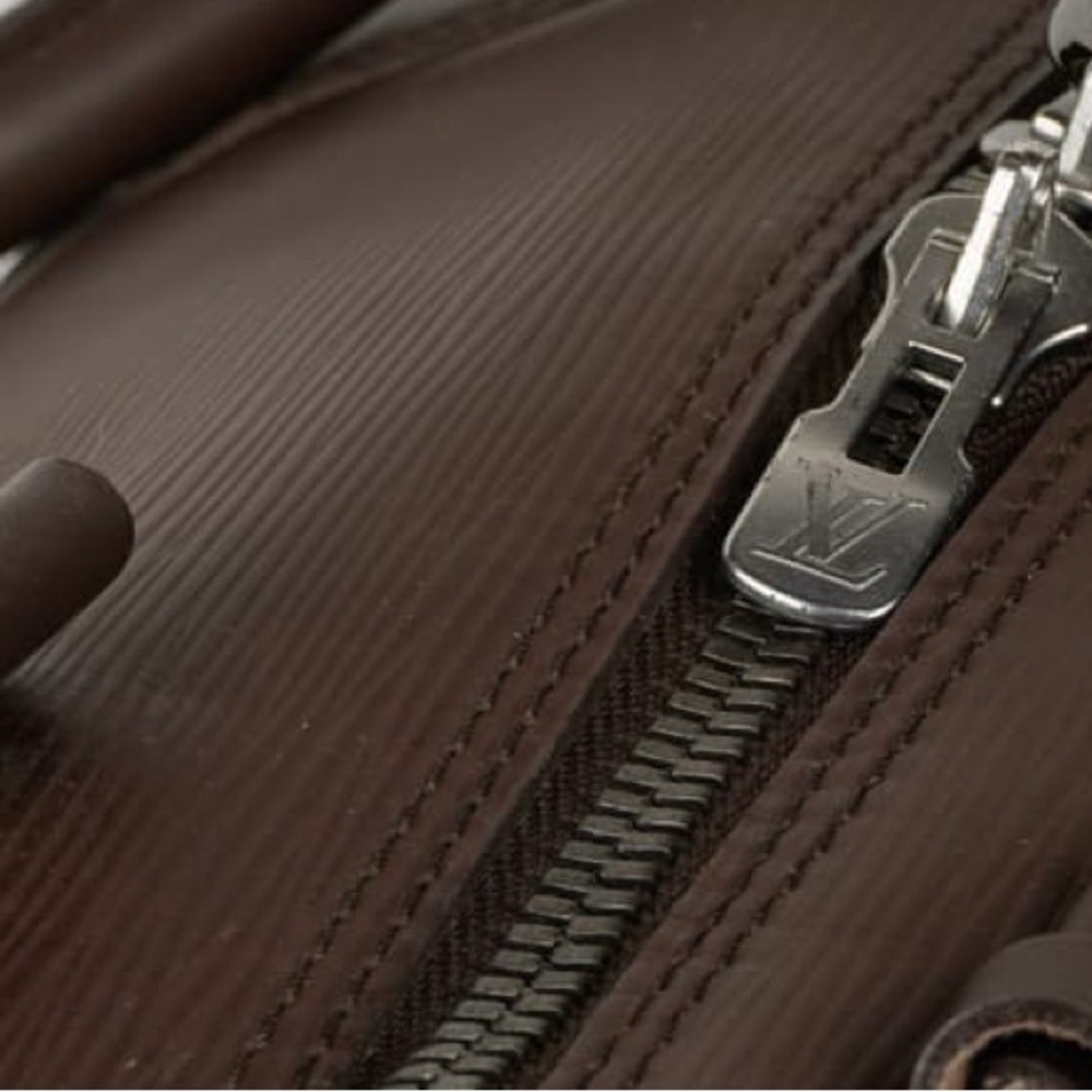 LOUIS VUITTON Keepall 45 Travel Hand Bag Epi Leather Moka 💎 AUTHENTIC 💯 - Picture 15 of 16